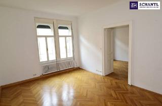 Wohnung mieten in Schumanngasse, 8010 Graz, Graz' beste Lage! Mitten im Herz-Jesu-Viertel! Wohnen mit Charakter – Exklusive Altbauwohnung mit Buchzimmer!