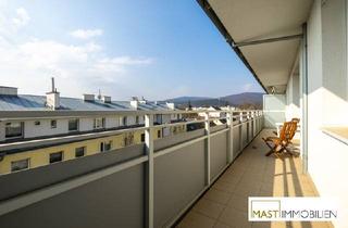 Wohnung kaufen in 2500 Baden, Anlage oder Eigennutzer - 2 Zimmer Wohnung mit XXL Loggia und Fernblick in Baden