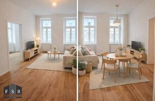 Wohnung kaufen in Siebenbrunnenplatz, 1050 Wien, Sanierte, helle, perfekt geschnittene 2-Zimmer-Wohnung nähe Siebenbrunnenplatz