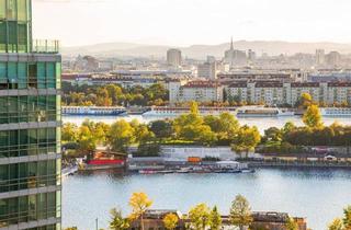 Wohnung kaufen in Donau, 1220 Wien, Exklusive Stadtwohnung mit Traumaussicht über Wien an der neuen Donau zu kaufen!