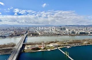 Maisonette mieten in Donau, 1220 Wien, DC2 Tower: Stephansdom, Prater & Donau vor dir - Wake Up Vienna