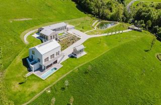 Haus kaufen in 5310 Tiefgraben, EIN ORT FÜR BESONDERE MOMENTE! Refugium am Mondseeberg auf 2,8 Hektar mit spektakulärem Seepanorama