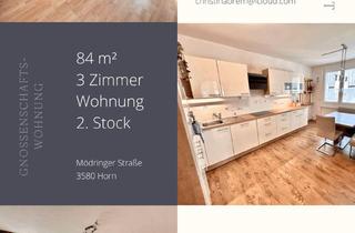 Wohnung kaufen in Mödringer Straße 13, 3580 Horn, lichtdurchflutete 3-Zimmer Wohnung mit Loggia und Einbauküche