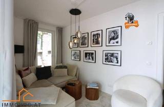 Wohnung mieten in 1190 Wien, Grün-Ruhelage in Grinzing: Gartenwohnung bei der Kaasgraben-Kirche + Wohnküche, 2 Zimmer + Garten/Terrasse + optionaler Garagenplatz