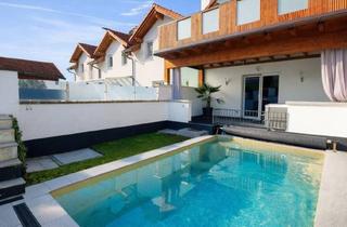 Reihenhaus kaufen in 4641 Steinhaus, Traumhaftes Reihenhaus mit Pool, sonnigen Terrassen, Balkon und herrlichem Ausblick