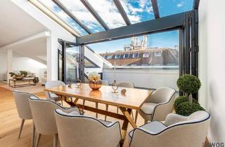 Penthouse kaufen in 1010 Wien, Exklusive Penthouse-Residenz in 1010 Wien – Erstbezug mit ca. 10,15 m² Terrasse auf Wohnebene, 5 Zimmer, ca. 361,53 m²