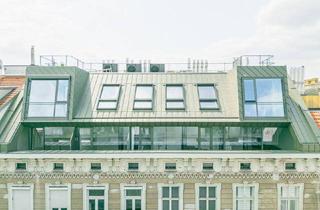 Penthouse kaufen in 1070 Wien, Exklusives Penthouse in 1070 Wien – Erstbezug mit Westterrasse!