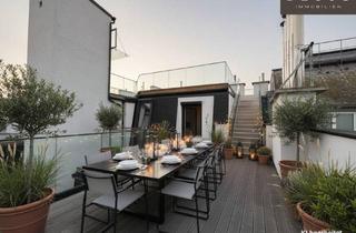 Penthouse kaufen in Czerninplatz, 1020 Wien, EXKLUSIVES PENTHOUSE | MIT PRIVATER SAUNA UND WHIRLPOOL | TERRASSENFLÄCHE AUF ZWEI EBENEN UND RUNDUM-BLICK | DIREKTER LIFTZUGANG AUS DER WOHNUNG