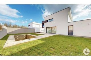 Einfamilienhaus kaufen in 2231 Strasshof an der Nordbahn, Belagsfertig ! Exklusives Designhaus mit Privatpool und Travertin-Terrasse
