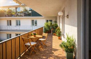 Wohnung kaufen in Mariahilfer Straße, 1070 Wien, SONNIGER NEUBAUHIT in der Neustiftgasse - Freier Mietzins - 3 Zimmer - ca. 78m² gew. NFL - große Loggia - 5. Liftstock - Hofruhelage - Mariahilfer Straße