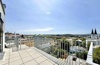 Penthouse kaufen in Hütteldorfer Straße 263, 1140 Wien, IHR WOW-PENTHOUSE - unverbaubarer Fernblick - ca. 178m² gew. NFL - 4 bis 5 Zimmer - ca. 60m² Dachterrasse - Doppelgarage - Einbauküche geschenkt