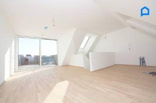 Wohnung kaufen in 1150 Wien, ERSTBEZUG, JETZT einziehen! Dachgeschoss NEU mit modernster Ausstattung c. 113 m² Wohnfläche, 4 Zimmer plus Nebenräume, Wärmepumpe, FBH, Deckenkühlung
