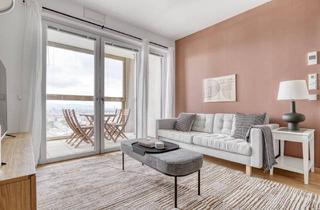 Wohnung mieten in Döblerhofstraße 10, 1030 Wien, Traumblick über Wien, 30. Stock HelioTower mit Gym, Interspar & Lounges, 2 Zimmer + Balkon, U-Bahn (VIE284)