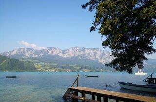 Wohnung mieten in 4865 Nußdorf am Attersee, Ferienwohnsitz am Attersee mit privatem Seezugang & großer Terrasse