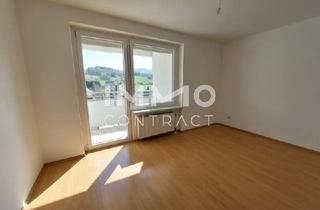 Wohnung mieten in 4400 Steyr, Moderne 2-Zi-Wohnung mit Loggia in 9. OG in Steyr – Miete