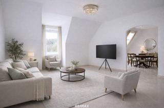 Wohnung kaufen in 2500 Baden, Stilvolle 3,5-Zimmer-Wohnung mit Terrasse und herrlichem Panorama auf die historischen Burgruinen