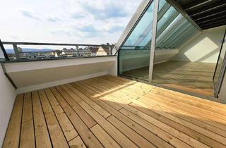 Wohnung kaufen in Geibelgasse, 1150 Wien, Ein frisch saniertes Schmankerl! Traumhafter Blick auf das Schloss Schönbrunn! Happy to be here! Lichtdurchflutet + Super hohe Räume im Dachgeschoss + Terrasse mit Fernblick + Beste Infrastruktur und Anbindung!