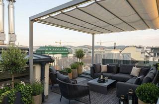 Penthouse kaufen in 1090 Wien, Vollklimatisiertes, barrierefreies Penthouse über drei Etagen mit großzügigen Terrassen und Liftzugang in alle Ebenen