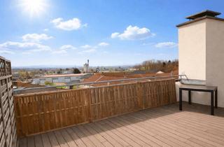 Wohnung kaufen in Alois Schuster Gasse, 3100 Sankt Pölten, Helle Dachgeschoß Wohnung mit 28m2 Dachterrasse und herrlichem Fernblick