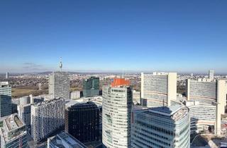 Wohnung mieten in Donau-City-Straße, 1220 Wien, Ein Refugium der Extraklasse: Umlaufende Loggia und unvergleichliche Panoramasicht