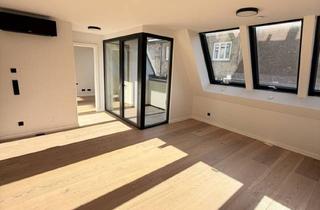 Wohnung kaufen in Krongasse, 1050 Wien, Best-Lage! Erstbezug 2 Zimmer-Wohnung mit Terrasse im 1.Dachgeschoß, und Exzellentem Haus!