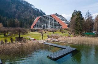 Wohnung kaufen in 9523 Landskron, SEEWOHNUNG-Garconniere mit direkten Seezugang, Loggia und Freizeitwohnsitzwidmung am Ossiacher See