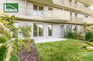 Wohnung kaufen in Gerasdorfer Straße, 1210 Wien, Hochwertiger Erstbezugs-Neubau _ Begehrte Gartenwohnung in absoluter Grünruhelage mit Geothermie - Provisionsfrei