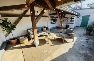 Loft mieten in 1090 Wien, Loftartige 1-Zimmer-Wohnung im Dachgeschoss mit Terrasse und Klimaanlage in 1090 Wien