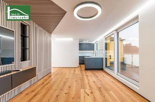 Wohnung kaufen in Bahnsteggasse, 1210 Wien, Stilvolle Dachgeschosswohnung mit Terrasse & Weitblick – Luxuswohnen auf höchstem Niveau!