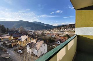Wohnung kaufen in 8680 Mürzzuschlag, Sonnige 3-Zimmer-Wohnung mit Balkon, Fernblick & Carport – Ruheoase im obersten Stock