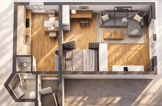 Wohnung mieten in Reininghausstraße, 8020 Graz, Helle 1-Zimmer Wohnung im 2.Stock in 8020 Graz! 5 Fahrradminuten von der FH Joanneum entfernt.