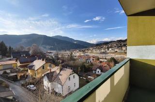 Wohnung kaufen in 8680 Mürzzuschlag, Sonnige 3-Zimmer-Wohnung mit Balkon, Fernblick & Carport - Ruheoase im obersten Stock