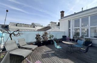 Wohnung mieten in Brucknerstraße, 1040 Wien, UNBEFRISTETE Traumwohnung im DG mit großer Terrasse nähe Karsplatz!