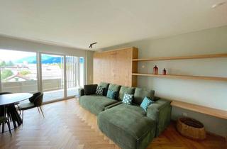 Wohnung mieten in Oberfeldstraße 34, 9500 Villach-Innere Stadt, Eine Wohnung mit klarem Statement – Vollmöblierte 1- Zimmer Designerwohnung im letzten Obergeschoss