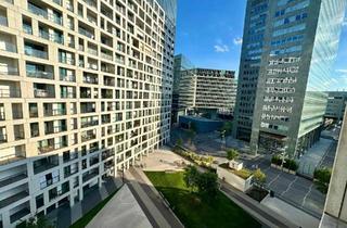 Wohnung mieten in Donau-City-Straße 12, 1220 Wien, Hohe Wohnqualität garantiert: Nähe U1, zwischen Donaupark, UNO und Donauinsel - voll möbliertes 2-Zimmer-Apartment mit Loggia im obersten Stockwerk.