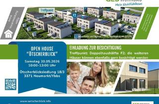Haus mieten in Ötscherblicksiedlung, 3371 Neumarkt an der Ybbs, Doppelhaushälfte C1 in Neumarkt an der Ybbs mit 112,06 m² WNFL und 164,90 m² Garten
