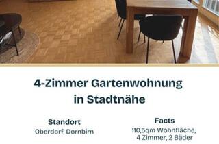 Wohnung kaufen in 6850 Dornbirn, 4-Zimmer Gartenwohnung - provisionsfrei