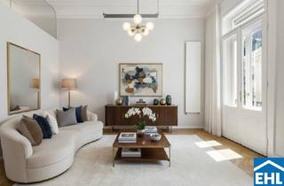 Wohnung kaufen in Brucknerstraße, 1040 Wien, Herrschaftliche Altbauwohnung mit Blick auf die französische Botschaft