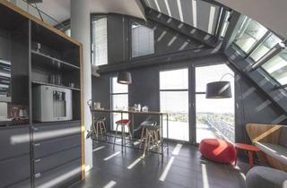 Büro zu mieten in 1200 Wien, Modernes DG-Büro (Maisonette) mit perfektem Donau-Weitblick im RIVERGATE!