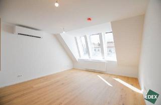 Wohnung mieten in 1120 Wien, Erstbezug nach Sanierung: Charmante 2-Zimmer-Dachgeschoßwohnung mit Top-Lage