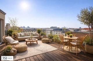 Wohnung kaufen in Hainburger Straße 47, 1030 Wien, Wohnen mit Weitblick – 3-Zimmer-Dachgeschosswohnung mit 30 m² Terrasse