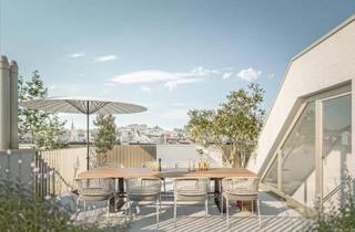 Maisonette kaufen in Rechte Wienzeile 21, 1040 Wien, Naschmarkt, 2-Zimmer Erstbezug mit 9 m² Loggia und 29 m² Dachterrasse