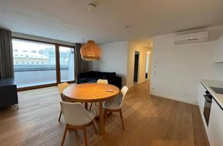 Wohnung mieten in Schützplatz, 1140 Wien, Moderne, möblierte 3-Zimmer Wohnung direkt an der U3 mit Terrasse
