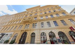 Büro zu mieten in 1010 Wien, Helles 191 m² Altbaubüro mit großzügigem 85 m² Open-Space in repräsentativem Jahrhundertwendehaus