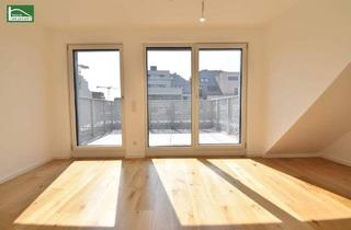 Wohnung kaufen in Donau, 1220 Wien, Entspannen und Geniessen _ DG-Traum mit 3 Terrassen, Weitblick und direkter Liftzufahrt in Bestlage unweit der U1!