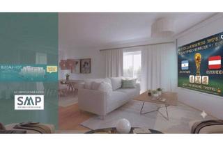 Wohnung kaufen in Budaugasse, 1220 Wien, BUDAU-HOF | Wohnen mit Substanz und Charakter: Die DG-Wohnung mit Rundum-Terrasse