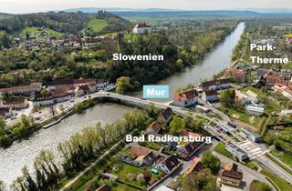 Wohnung kaufen in 8490 Bad Radkersburg, * ERSTBEZUG * DOPPELHAUSHÄLFTE bzw. WOHNUNG mit SÜDBALKON am Stadtrand von Bad Radkersburg