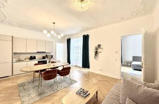 Wohnung mieten in Ballgasse, 1010 Wien, SOFORT BEZUGSFERTIG! Hofruhelage + Stuckdecken + historisches Biedermeierhaus + geschmackvolle Ausstattung!