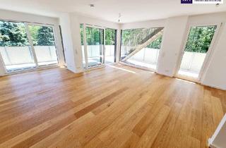 Wohnung kaufen in Hauptstraße, 2391 Kaltenleutgeben, Ein Platz, der mehr kann als wohnen. Geniale Neubauwohnung mit WOW-Effekt! Riesiger Balkon und Terrasse + Privater Dachgarten + Grün wohin das Auge reicht + Luftwärmepumpe!