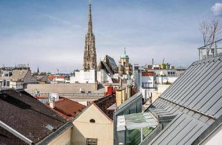 Wohnung kaufen in 1010 Wien, PRESTIGE TOWNHOUSE ca. 347m² & 170m² TERRASSE MIT BLICK AUF STEPHANSDOM & STADT